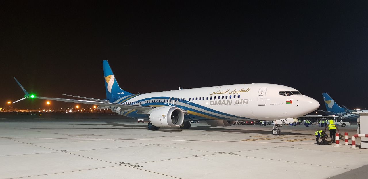 الطيران العماني يستلم الطائرة الثانية من طراز بوينغ 737 ماكس