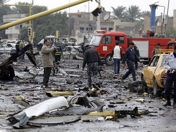 مقتل واصابة 39 شخصا جراء انفجار شمال بغداد
