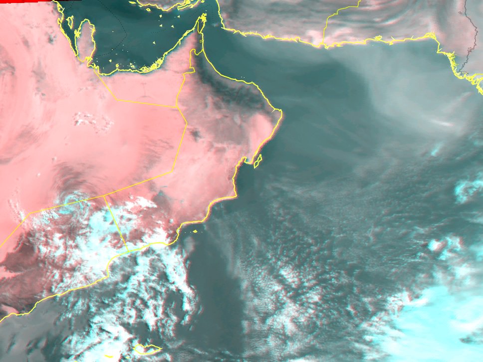 فرص لهطول أمطار متفرقة على محافظة ظفار