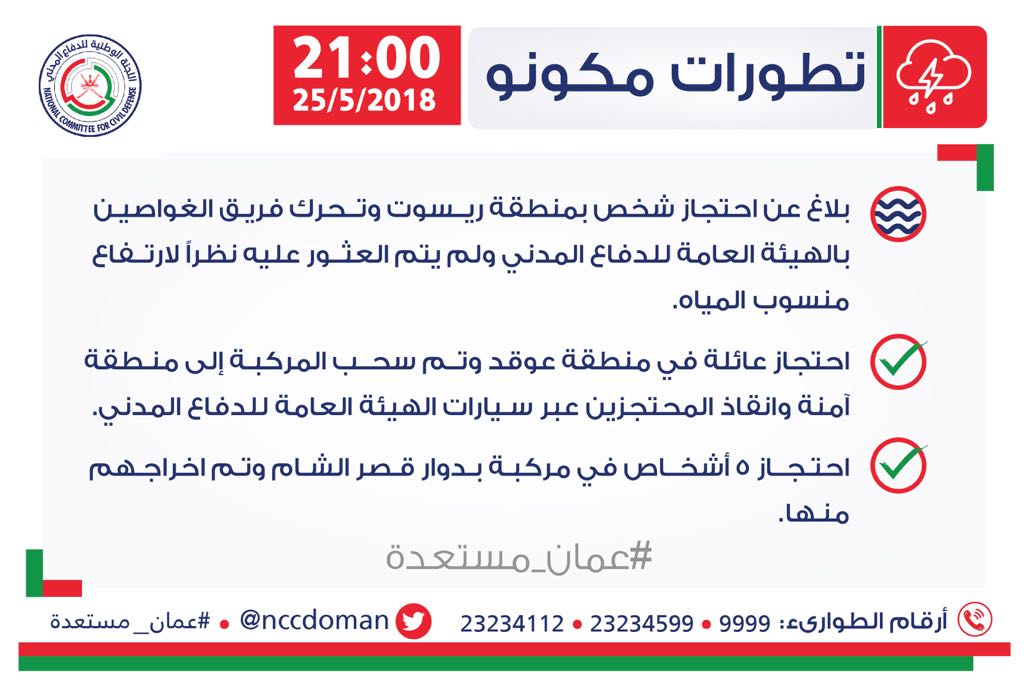 تطورات مكونو : حالات احتجاز تم التعامل معها