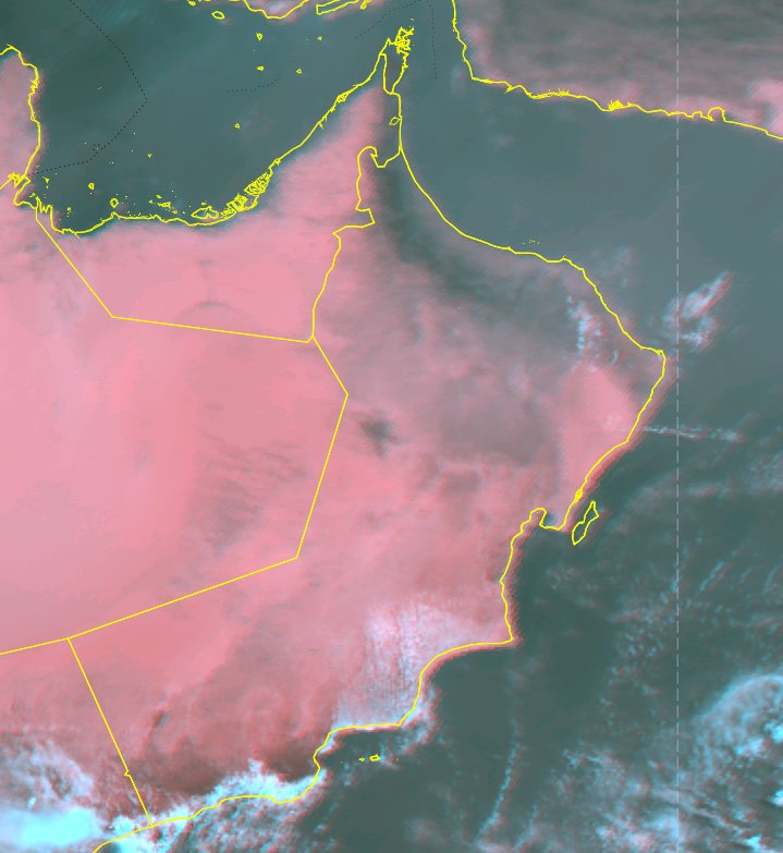 فرص لهطول أمطار متفرقة على محافظة ظفار