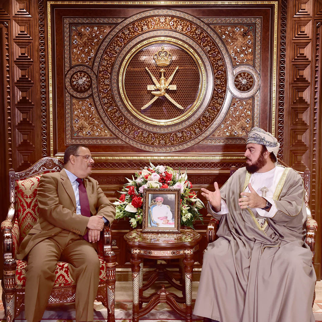 السيد أسعد بن طارق يستقبل وزير الفلاحة والموارد المائية والصيد البحري التونسي