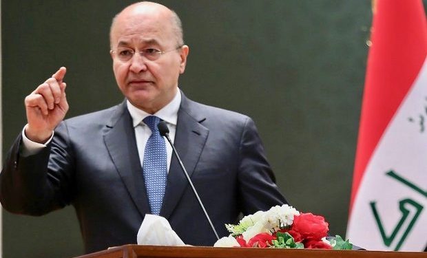 الرئيس العراقي يؤكد ضرورة ترسيخ أسس السلام والاستقرار بالمنطقة