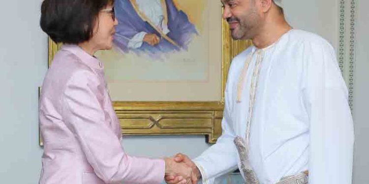 أمين عام وزارة الخارجية يلتقي بمستشارة وزير خارجية مملكة تايلند