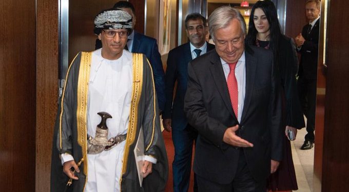الأمين العام للأمم المتحدة يشيد بحكمة جلالة السلطان
