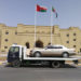 ضبط مفحط اصطدم بجسم ثابت