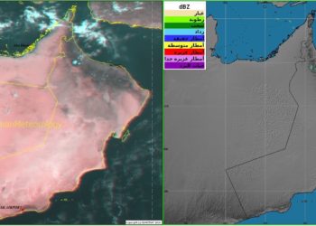 توقعات بأمطار متفرقة على جبال الحجر
