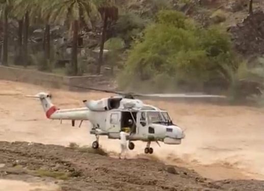 سلاح الجو ينقذ مواطن محتجَز بوادي بني غافر