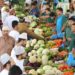 ضبط ٤٣عامل مخالف بسوق الموالح المركزي