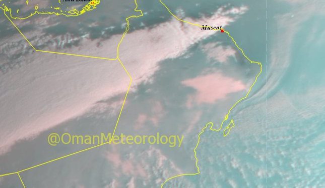 الأرصاد: تدفق السحب على أجزاء من المحافظات
