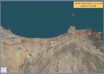 إغلاق شارع السلطان قابوس أمام الحركة المرورية