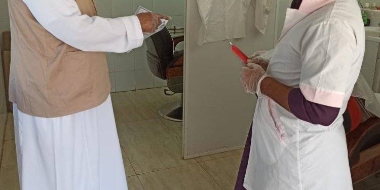 اتلاف تسعة من المواد التجميلة منتهية الصلاحية بدماء والطائيين