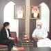 رئيس اللجنة العُمانية لحقوق الإنسان يلتقي بممثل الصليب الأحمر بالسلطنة