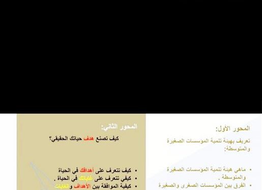تعليمية جنوب الشرقية تنفّذ حلقة عمل حول ريادة الأعمال
