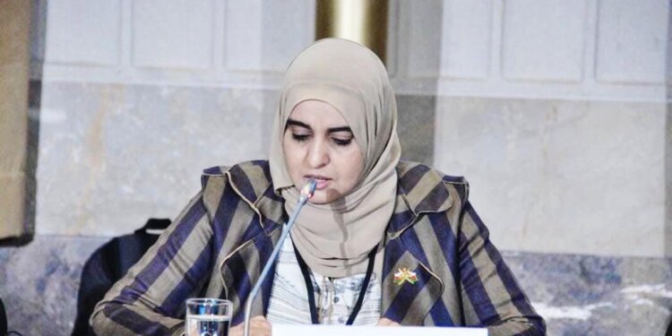 المكرمة الدكتورة ريّـا المنذرية تتلقى رسالة شكر من الاتحاد البرلماني الدولي