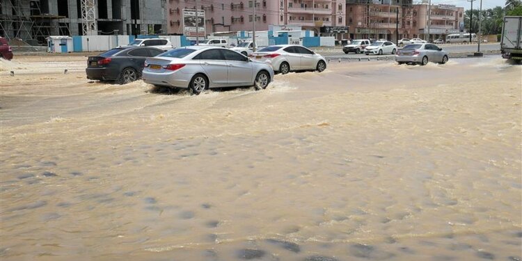 ولايات صحار ولوى وشناص تشهد أمطارًا تراوحت بين الغزيرة والمتوسطة