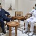 “الرئيسي والغانم” يعقدان جلسة مباحثات رسمية بدولة قطر