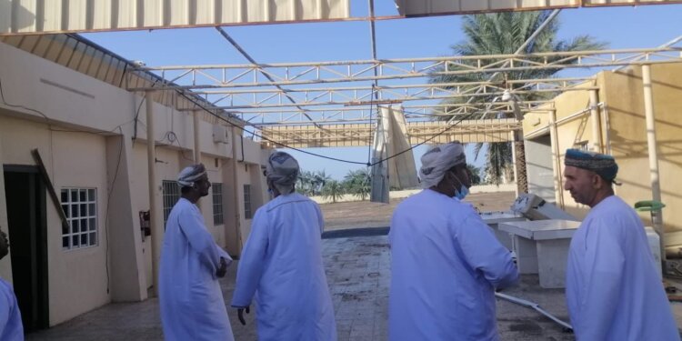 “مدير عام الثروة الزراعية” يتفقد الأضرار الناتجة عن شاهين
