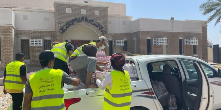 تواصل الجهود التطوعية بالولايات المتأثرة