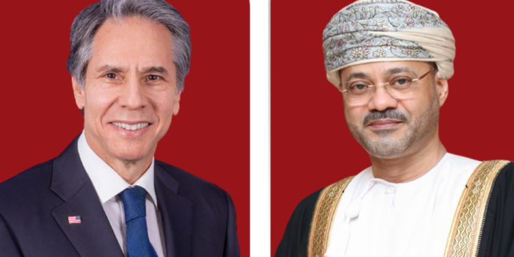 معالي السيد وزير الخارجية يتلقى اتصالا هاتفياً من معالي الدكتور وزير خارجية الولايات المتحدة الأمريكية