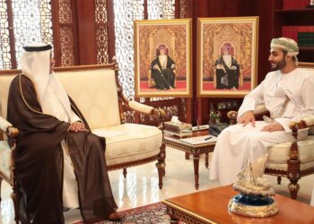 سمو السيد ذي يزن يستقبل سفير مملكة البحرين