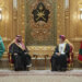 جلالةُ السُّلطان المعظم ووليّ العهد السعودي يعقدان جلسة مباحثاتٍ رسميّة