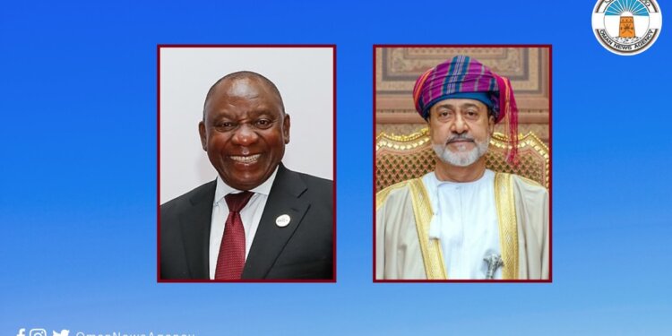جلالة السلطان يُعزي رئيس جمهورية جنوب أفريقيا