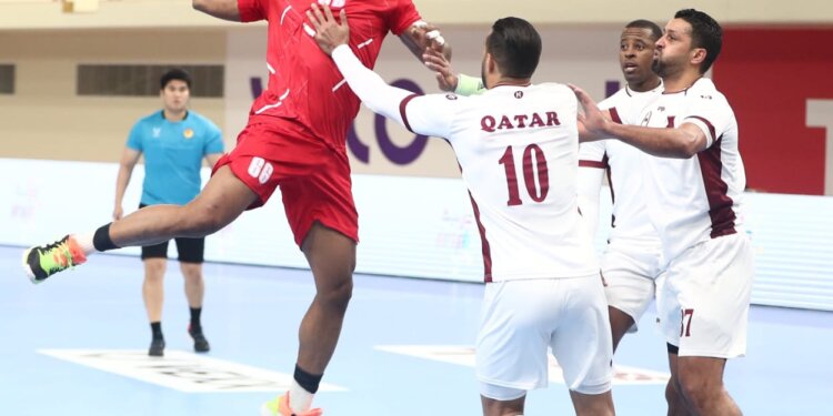 ‏مُنتخبنا الوطني لكرة اليد للصالات يخسر أمام المنتخب القطري