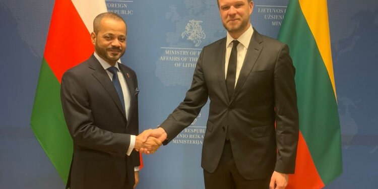 ‏جلسة مباحثات ومشاورات سياسية بين سلطنة ‎عُمان و ‎ليتوانيا