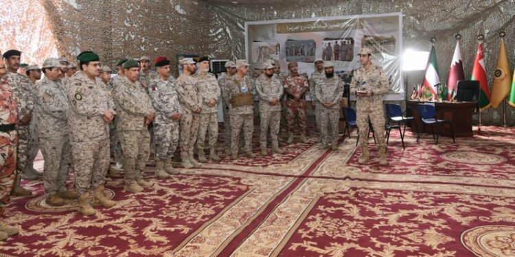 تواصل التمرين العسكري الخليجي المشترك “مراكز القيادة تكامل بري/ ١” بالرياض
