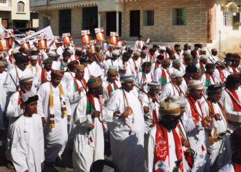 مسيرات ولاء وعرفان بولايات محافظة ظفار بمناسبة العيد الوطني
