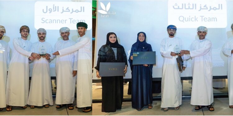 طلبة من جامعة السلطان قابوس يحصدون المركز الأول والثالث في برنامج ” بيئة تك”
