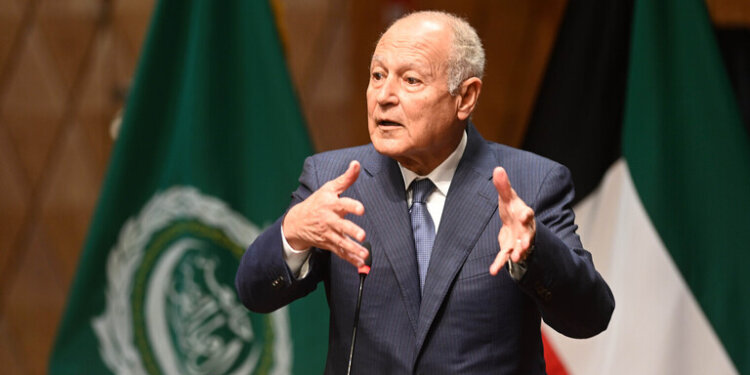 أمين عام الجامعة العربية يؤكد ضرورة العمل لوقف ارتكاب مذبحة في غزة