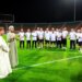 بالصور: سمو السيد ذي يزن يلتقي بلاعبي منتخبنا الوطني لكرة القدم