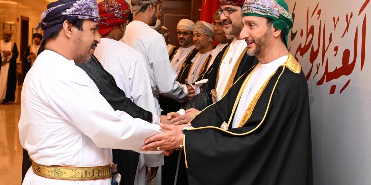 محافظ مسقط يقيم حفل استقبال بمناسبة العيد الوطني الرابع والخمسين المجيد