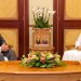 وزير الخارجية يستقبل السفير الهندي بمناسبة انتهاء مهام عمله