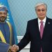 الرئيس الكازاخي يستقبل وزير الخارجية