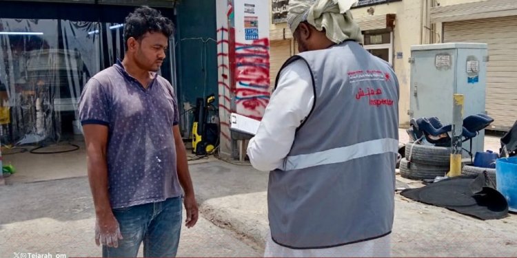 في صناعية المعبيلة .. ضبط 300 منشأة تجارية مخالفة