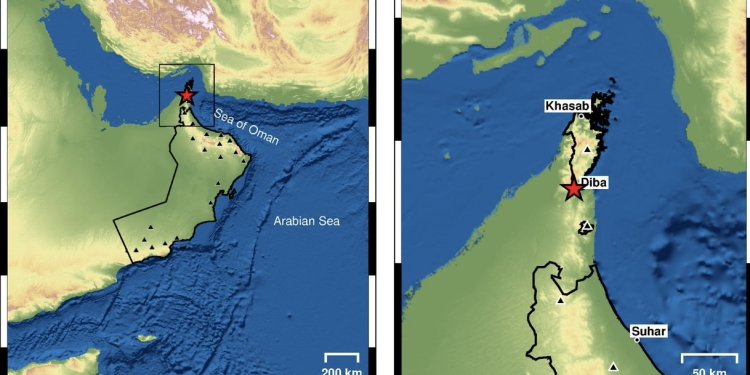 بقوة 4.2 .. هزّة أرضيّة جنوب غرب دبا
