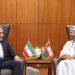 وزير الخارجية يبحث مع نظيره الإيراني تعزيز التعاون ودعم الاستقرار الإقليمي