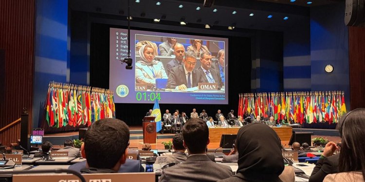 سلطنة عُمان تؤكد في بيان مشترك على ضرورة وقف الانتهاكات الكيميائية والالتزام بالقانون الدولي