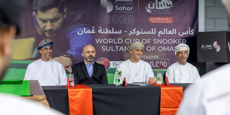 لجنة البلياردو والسنوكر تعلن الجاهزية لاستضافة كأس العالم المزدوجة للسنوكر وتدشّن الشعار الرسمي للبطولة