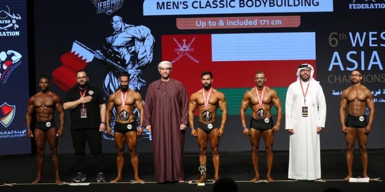 منتخبنا الوطني لبناء الأجسام والفيزيك يظفر بوصافة غرب آسيا