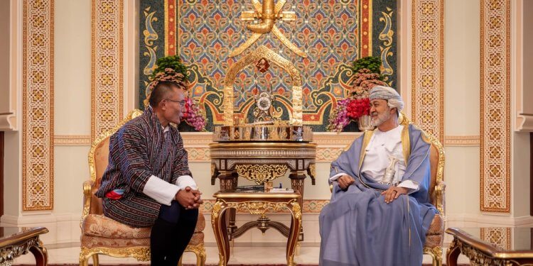 جلالة السُّلطان المعظم يستقبل رئيس وزراء بوتان