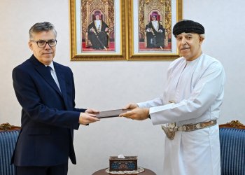 الخارجية تتسلّم خطاب اعتماد القائم بأعمال السفارة السورية لدى سلطنة عُمان