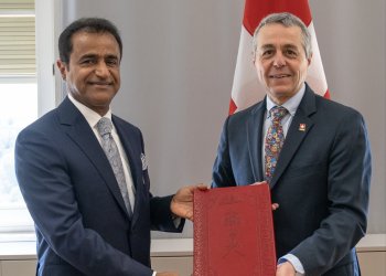 جلالةُ السُّلطان المعظّم يبعثُ رسالةً خطيّةً إلى رئيسِ الاتحاد السويسري