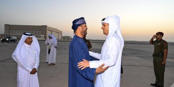 وزير الخارجية يستقبل نظريه القطري