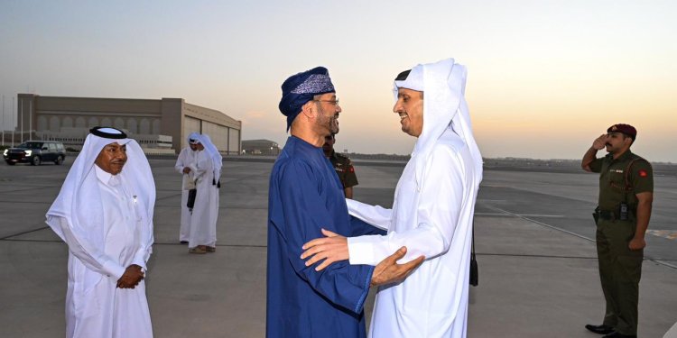 وزير الخارجية يستقبل نظريه القطري