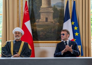 جلالةُ السُّلطان وفخامةُ الرئيس الفرنسي يشهدان انطلاق مُنتدى رجال الأعمال العُماني الفرنسي في باريس